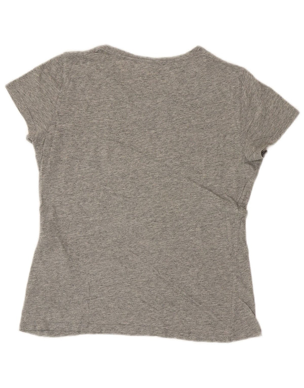 T-shirt grafica da donna Levi's Top UK 12 Cotone screziato grigio medio