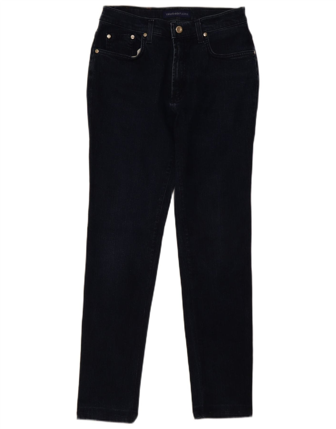 Jeans Slim Donna Trussardi W28 L28 Blu Navy Cotone