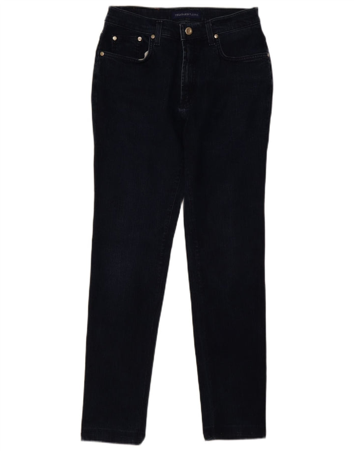 Jeans Slim Donna Trussardi W28 L28 Blu Navy Cotone