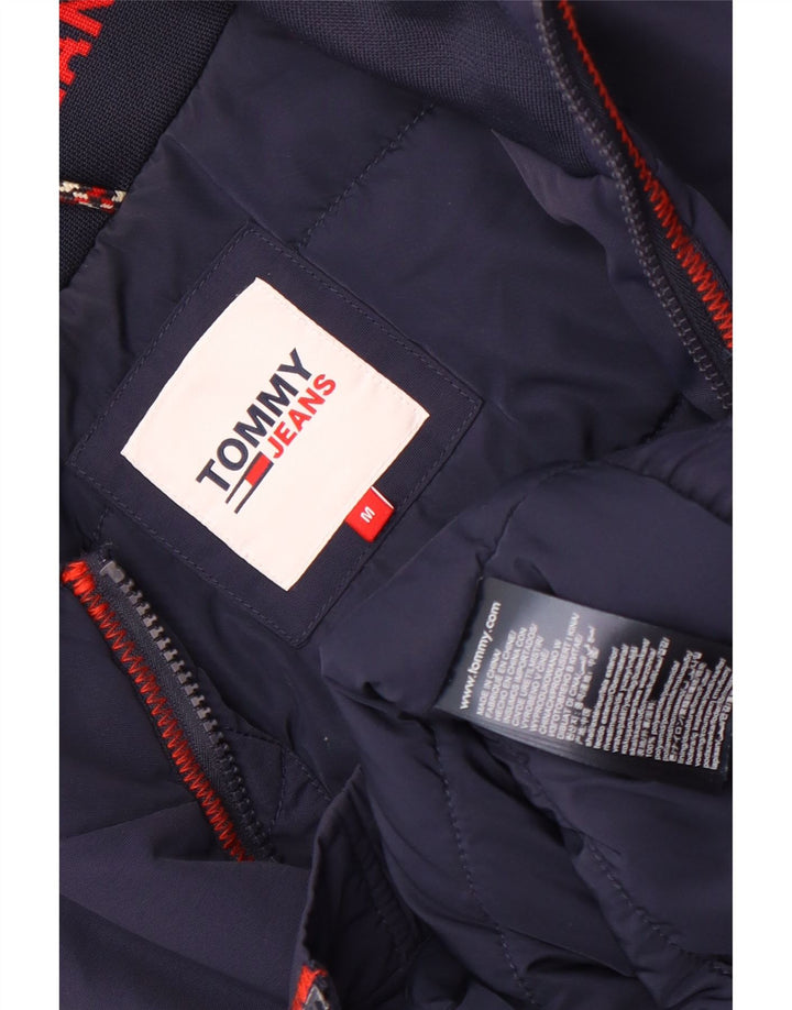Giubbotto bomber imbottito da uomo Tommy Hilfiger UK 38 medio blu navy in poliammide