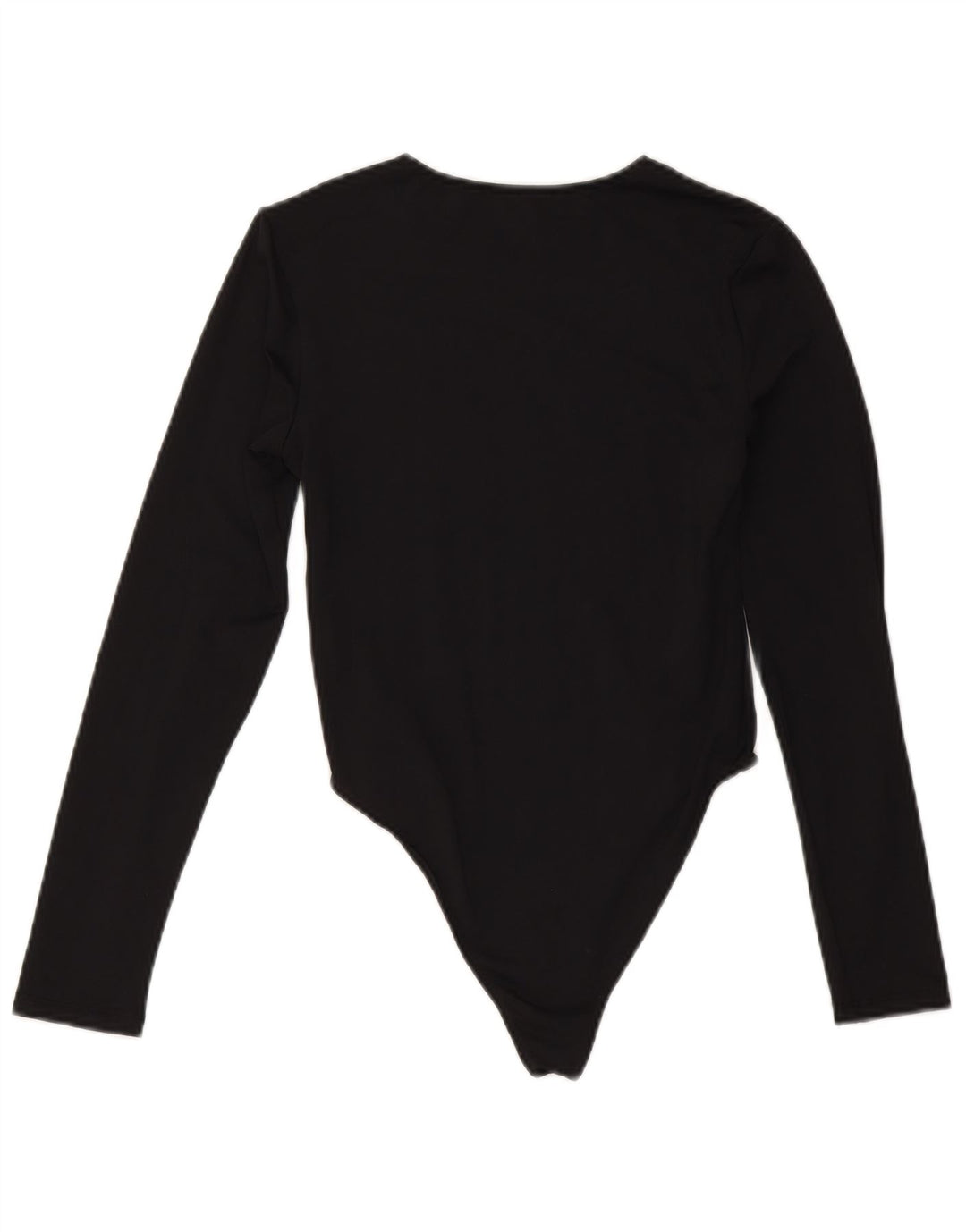 Body a maniche lunghe da donna Zara UK 12 medio nero in poliammide