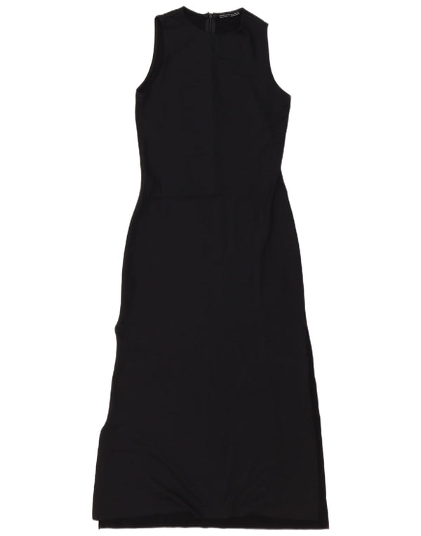 Vestito lungo senza maniche Trafaluc da donna Zara UK 8 piccolo nero