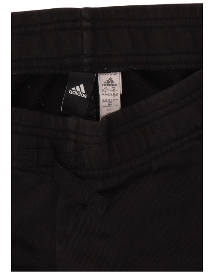 Pantaloncini sportivi Bermuda grafici da uomo ADIDAS UK 12/14 Cotone nero medio