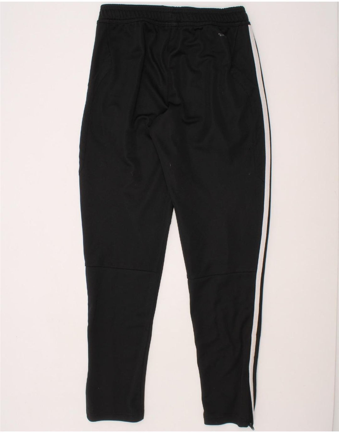 ADIDAS Boys Tracksuit Trousers 11-12 Years Black Polyester Vintage Adidas and Second-Hand Adidas from Messina Hembry 
