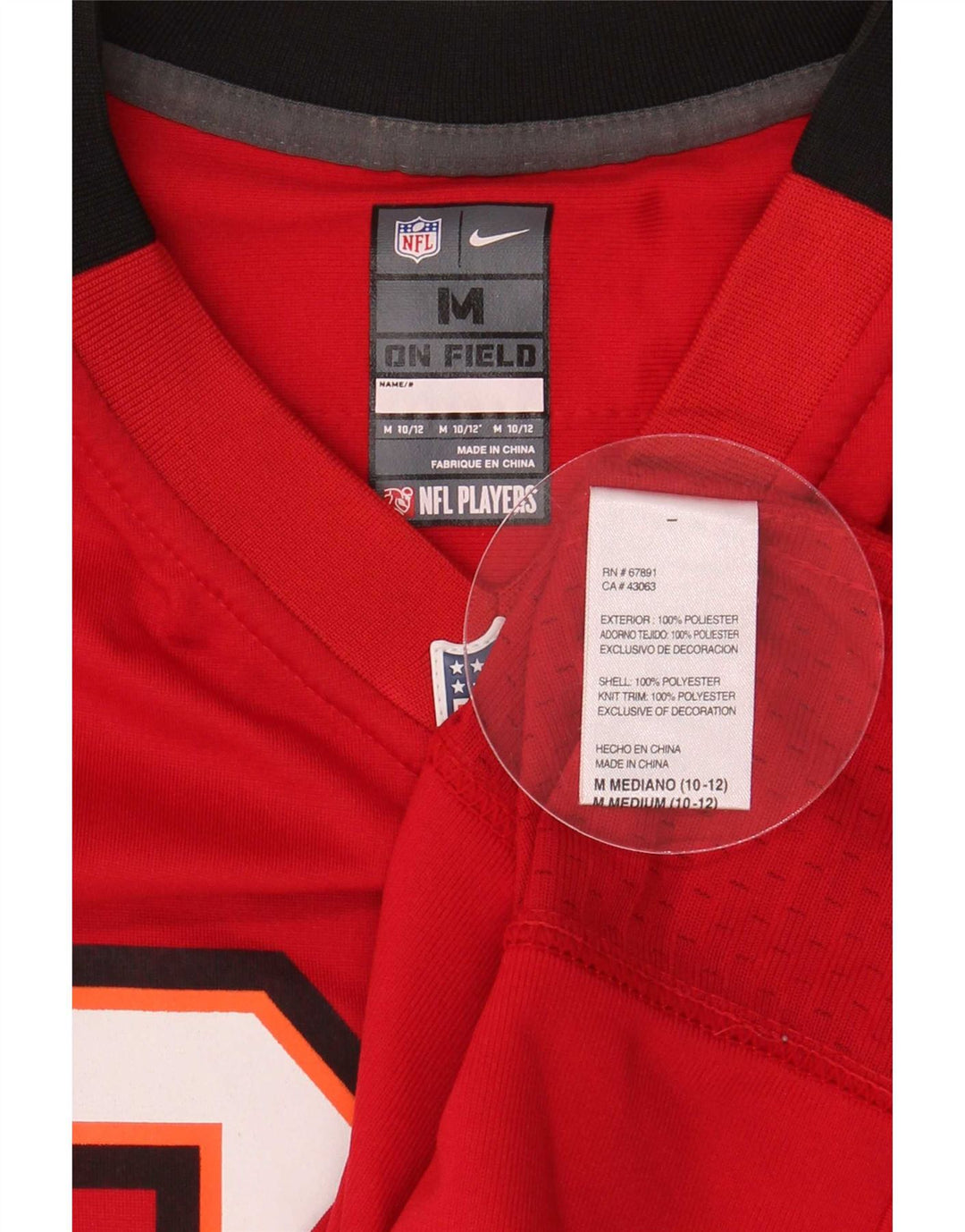 T-shirt grafica Nike Jackson per ragazzi, 10-11 anni, colore rosso medio