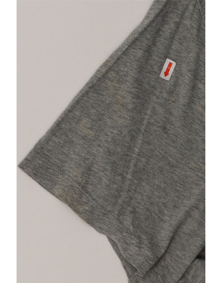 NIKE Mens Graphic T-Shirt Top 2XL Grey Cotton