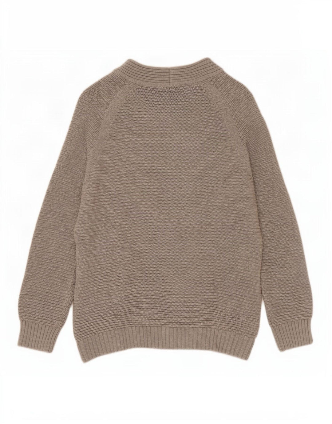 Maglione cardigan aperto da donna Hobbs UK 14 cotone grigio medio