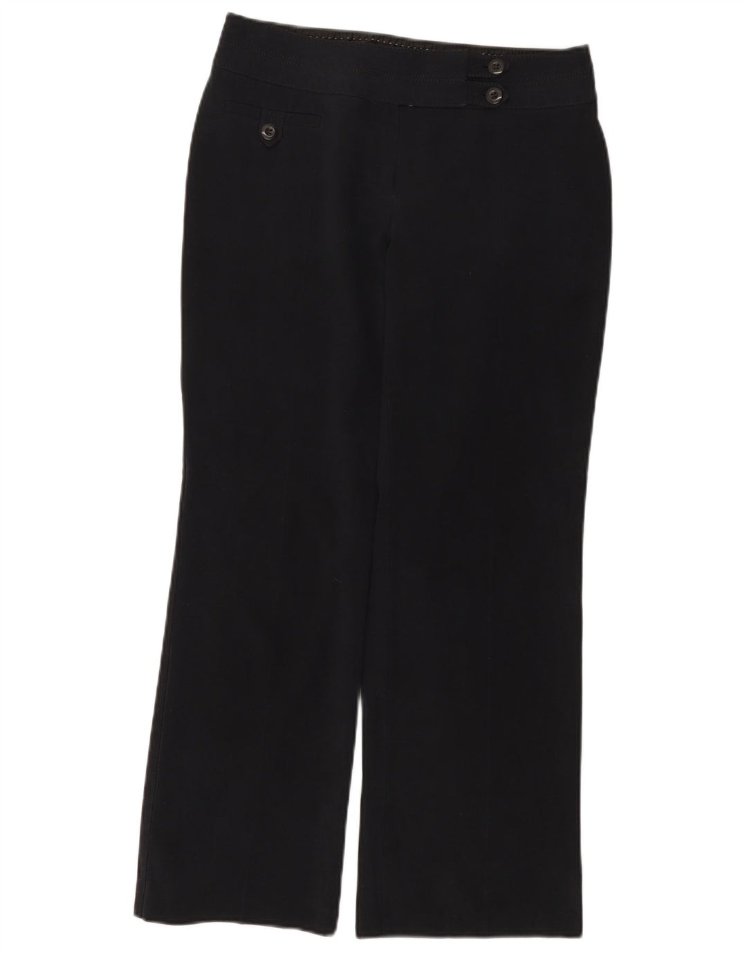 Pantaloni casual dritti da donna Marks & Spencer W30 L28 Blu navy