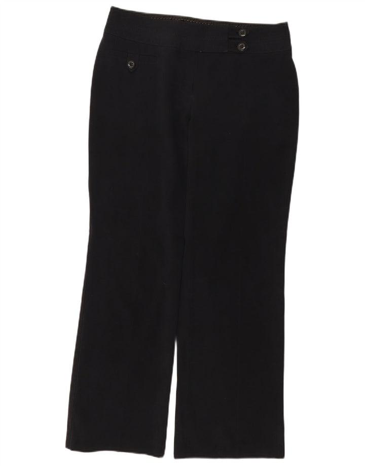 Pantaloni casual dritti da donna Marks & Spencer W30 L28 Blu navy