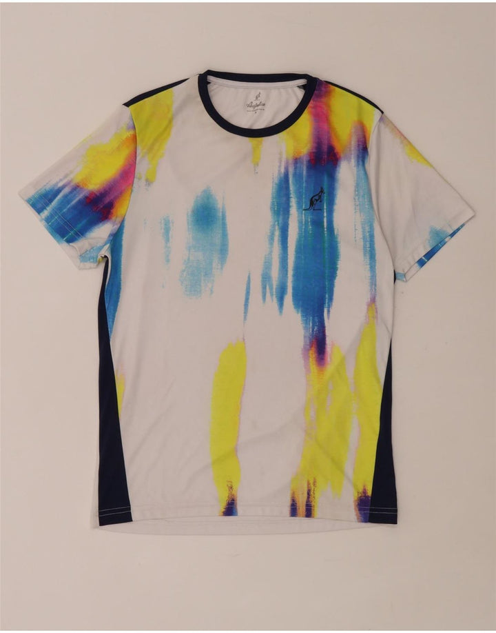 AUSTRALIAN L'ALPINA T-shirt da uomo Top Small Poliestere tie-dye multicolore