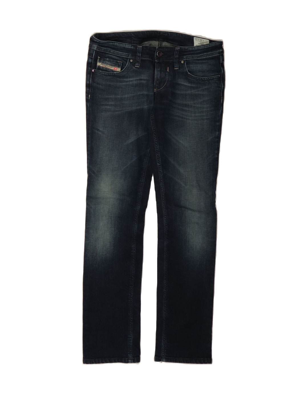 DIESEL Womens Lowky Bootcut Jeans W28 L32 Navy Blue Cotton Vintage Diesel and Second-Hand Diesel from Messina Hembry 