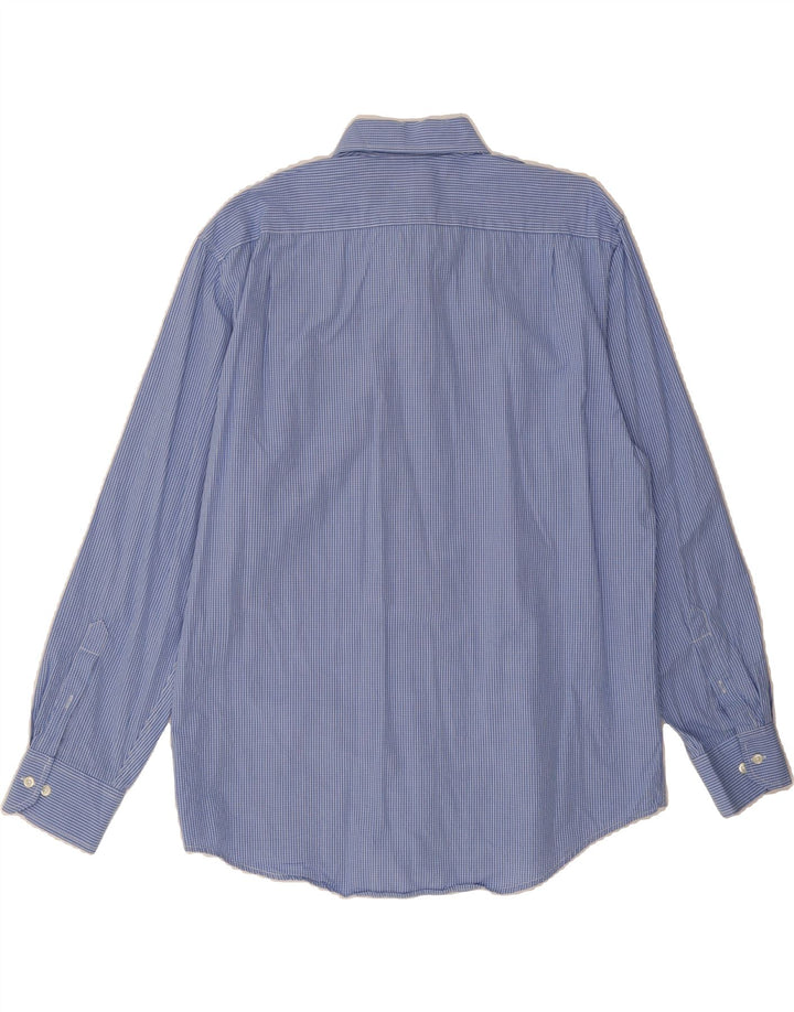 IZOD Mens Shirt Large Blue Check Cotton Vintage Izod and Second-Hand Izod from Messina Hembry 