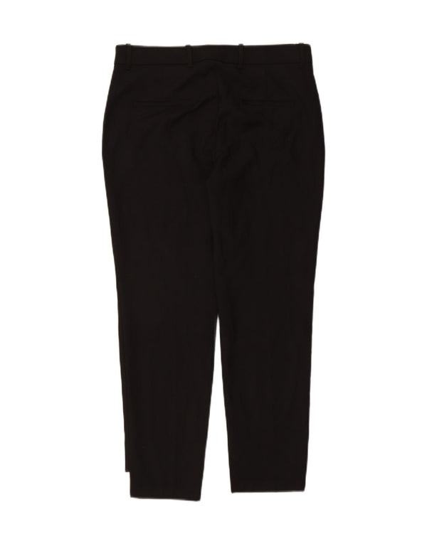 Pantaloni da abito slim da donna Zara EU 38 Small W30 L26 cotone nero