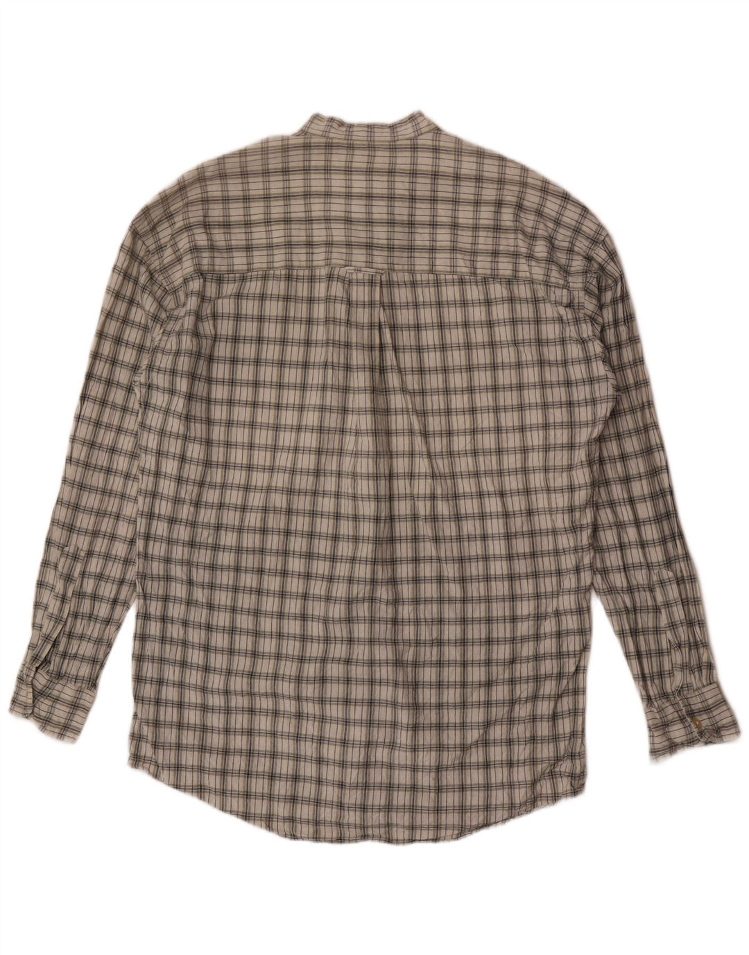 Camicia da uomo Chaps Ralph Lauren in cotone a quadri kaki medio