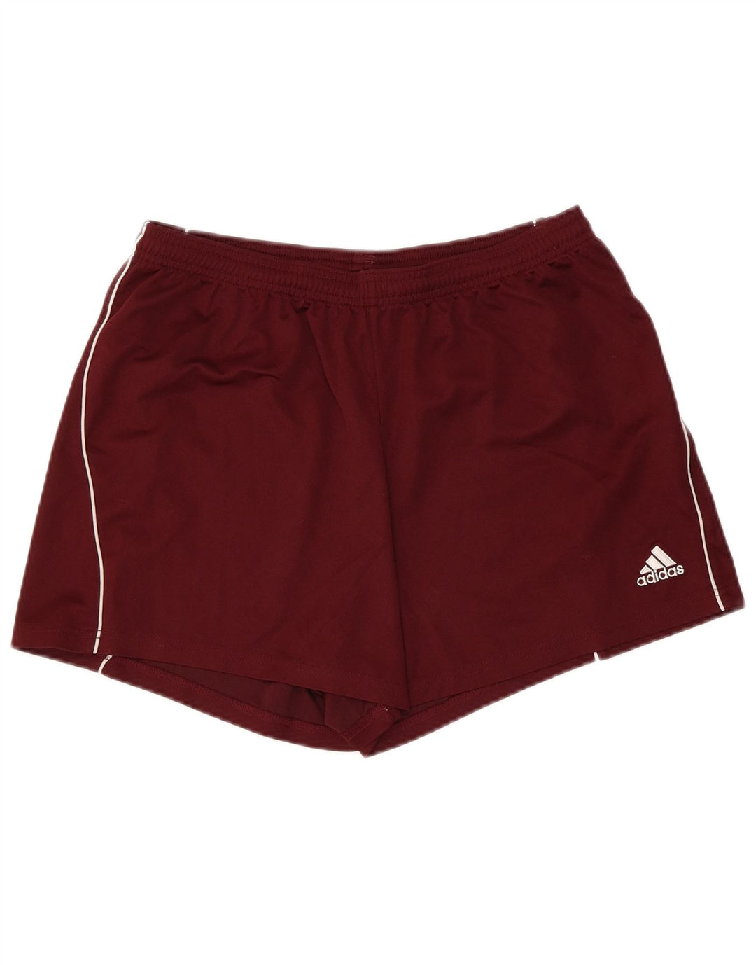 Pantaloncini sportivi ADIDAS Climalite da donna UK 14 Large Bordeaux Poliestere