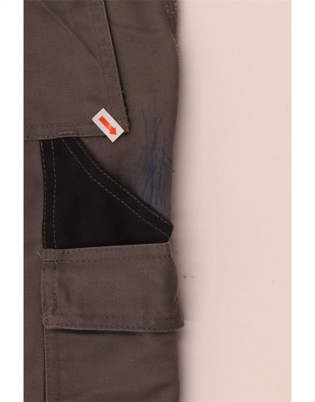 Pantaloni cargo dritti da uomo Dickies W34 L31 poliestere grigio