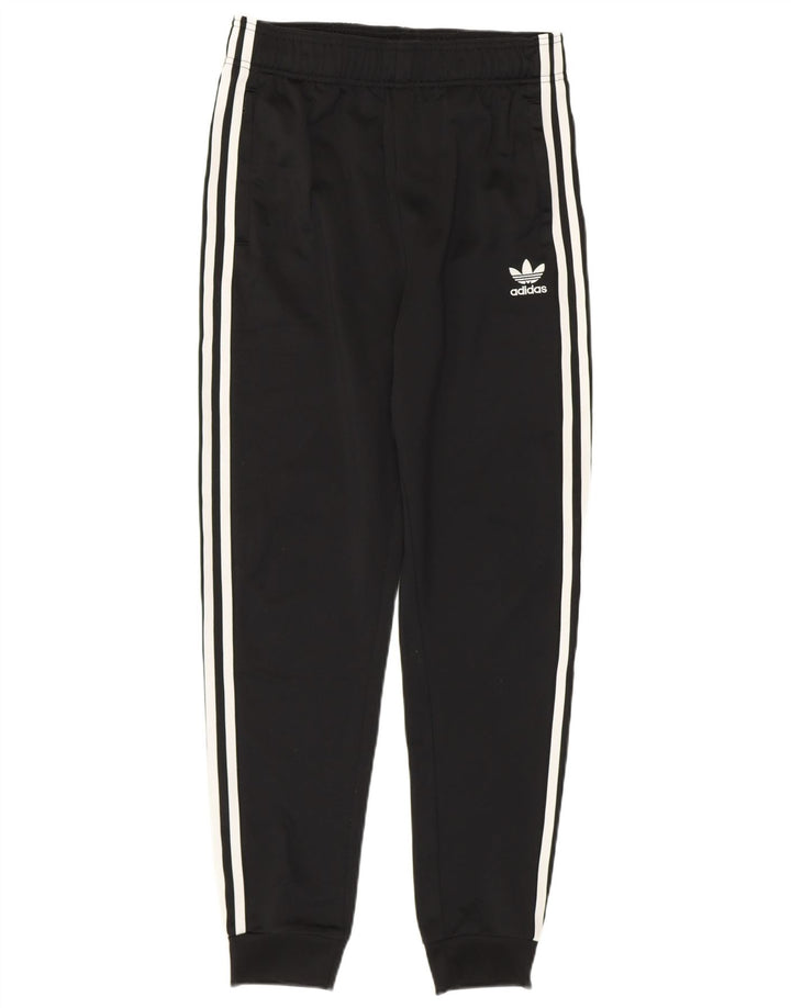Pantaloni da tuta ADIDAS da ragazzo Joggers 14-15 anni Poliestere a righe nere