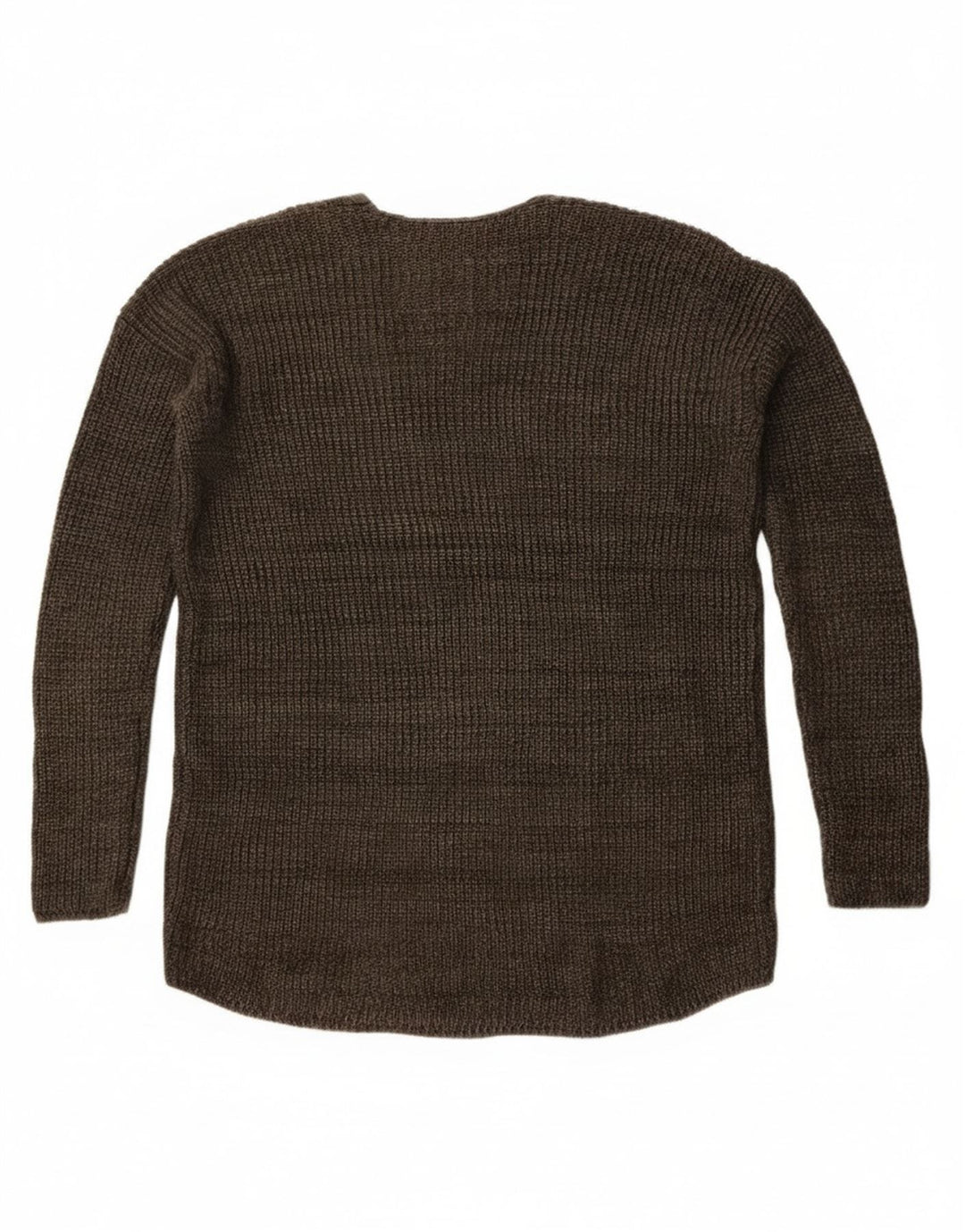 Maglione maglione oversize da donna con scollo a V Superdry UK 6 XS cotone kaki