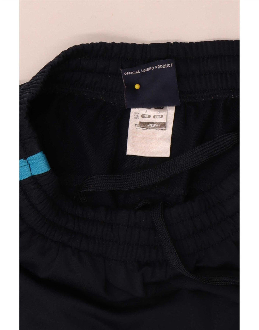 Pantaloni da tuta da uomo Umbro Small in poliestere color block blu navy