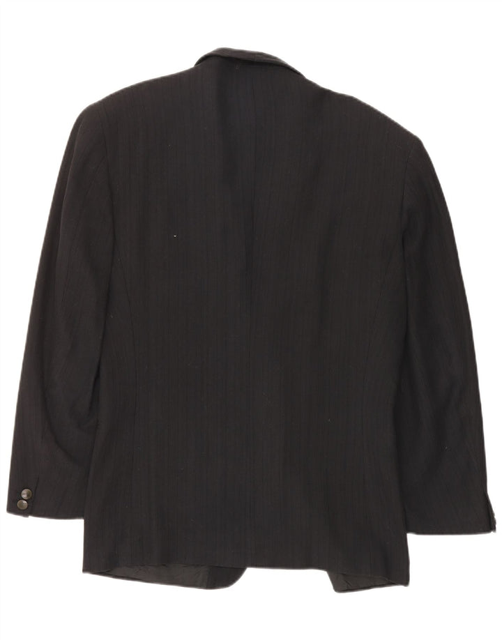 Giacca blazer doppiopetto da uomo Maurizio Baldassari UK 38 media nera