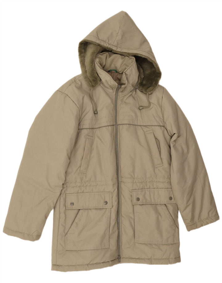Giacca Parka da uomo con vestibilità ampia con cappuccio Canda IT 46 Small Verde