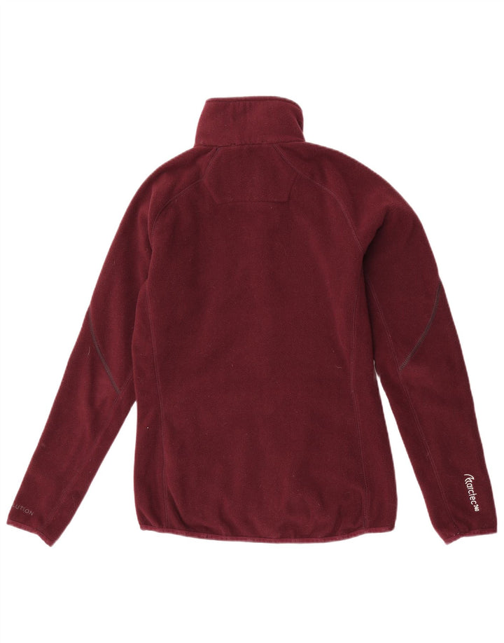 Giacca in pile da donna Musto UK 12 Poliestere bordeaux medio