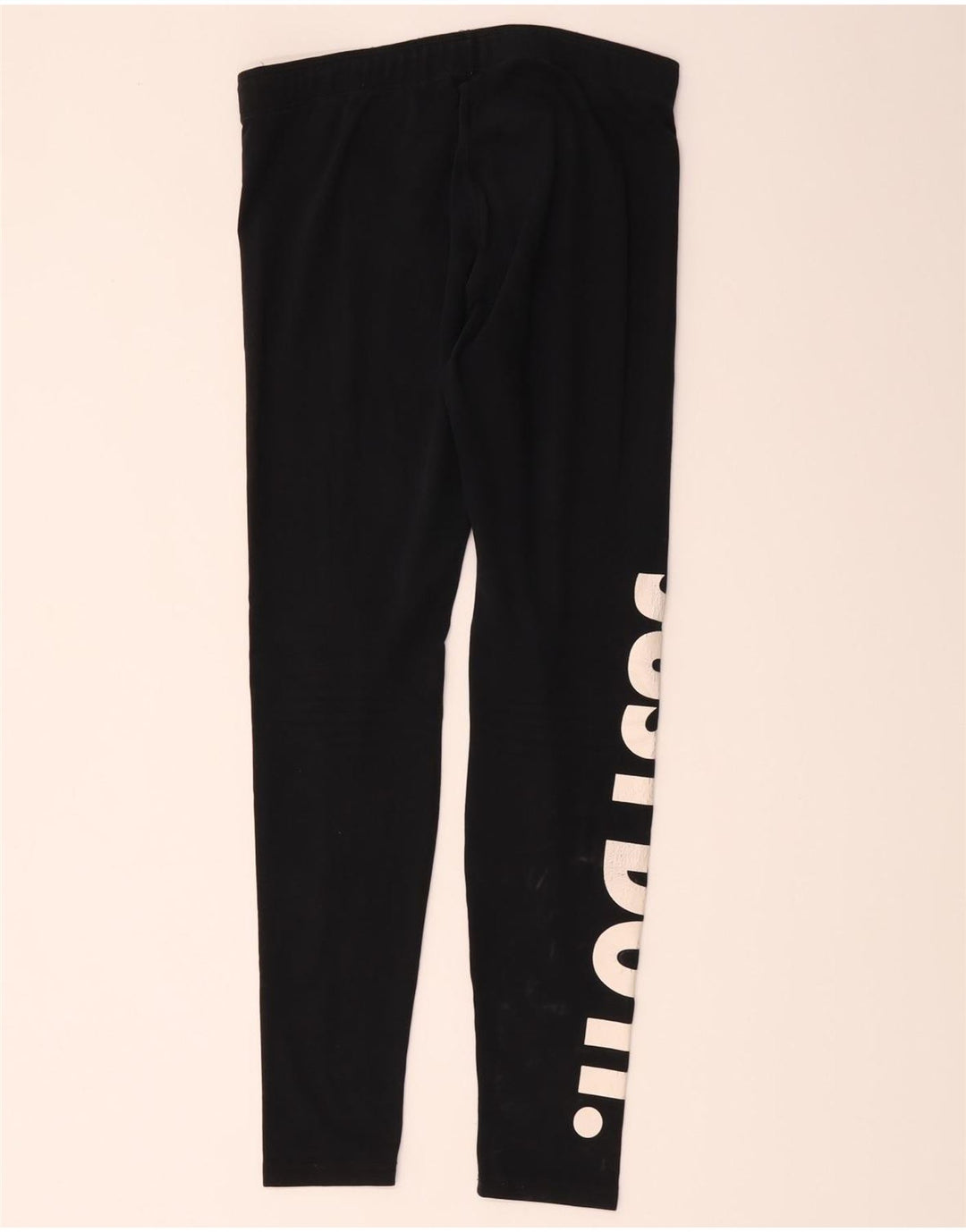 Leggings grafici da donna Nike UK 12 cotone medio nero