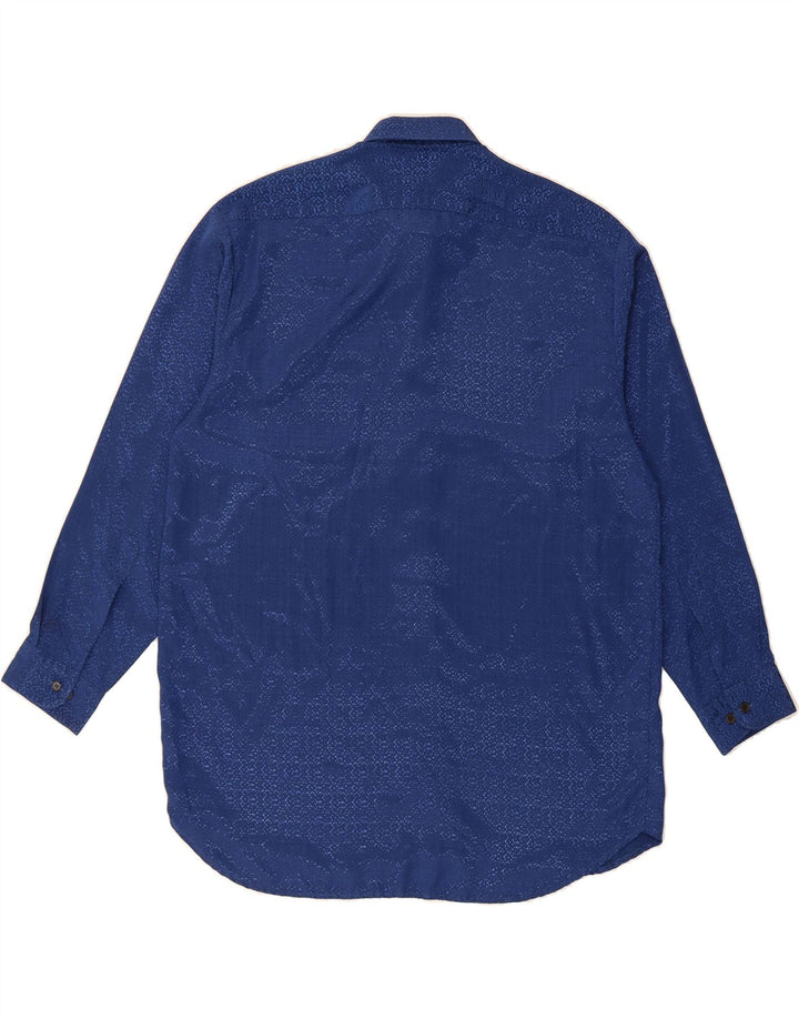 VINTAGE Mens Shirt Large Blue Vintage Vintage and Second-Hand Vintage from Messina Hembry 