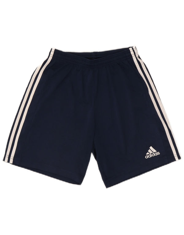 Pantaloncini sportivi Adidas Aeroready da uomo medi in poliestere blu navy
