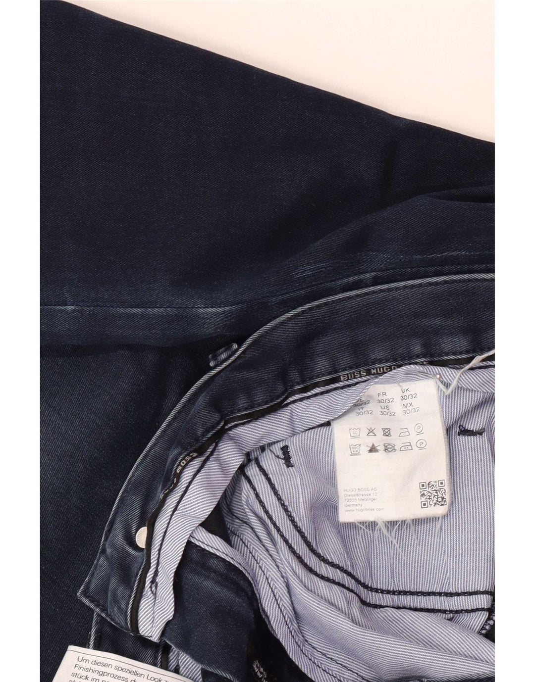 Jeans slim da uomo Hugo Boss W30 L32 cotone blu