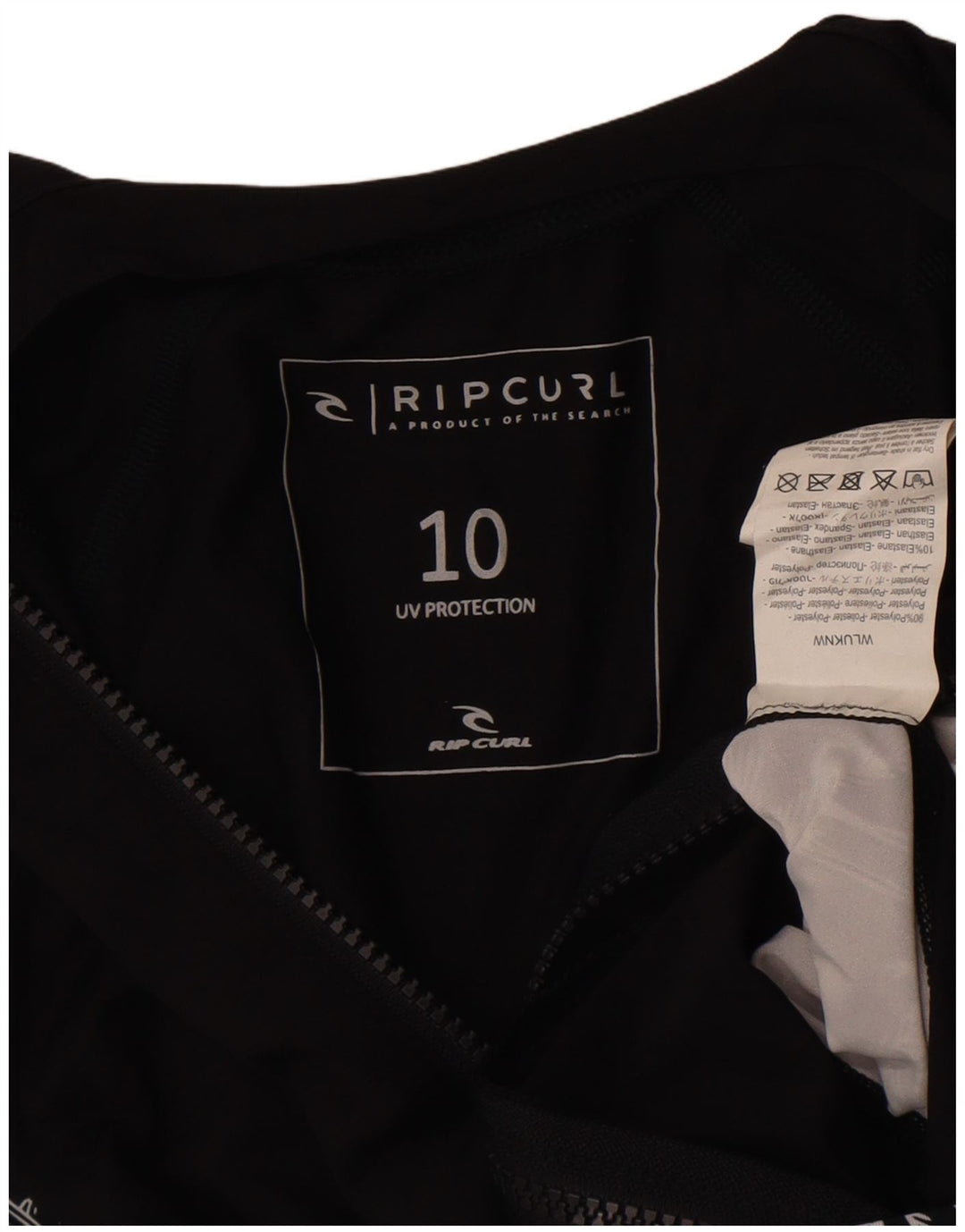 Giacca da ginnastica da donna con grafica Rip Curl UK 8 Small Black Colourblock