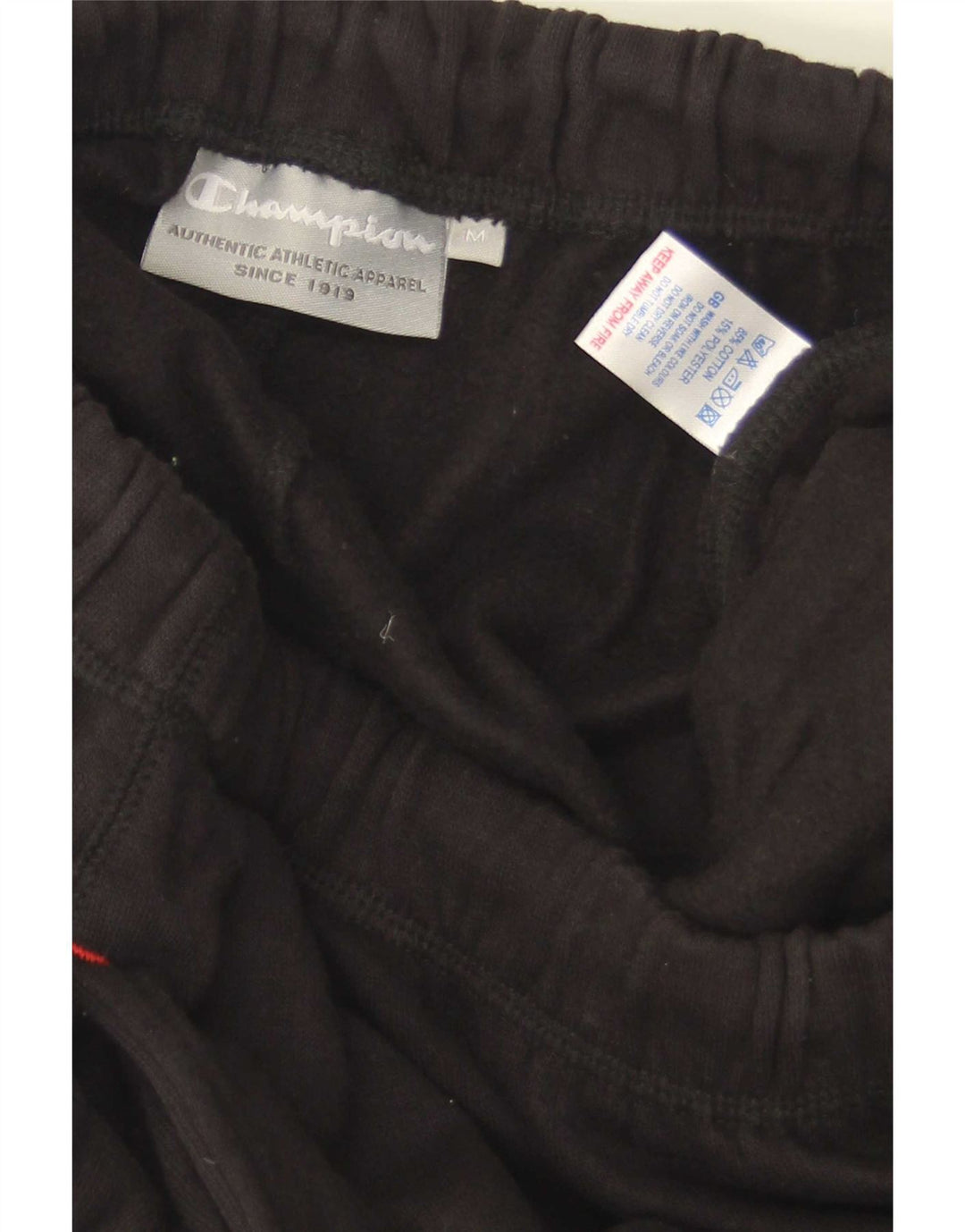 Pantaloni da tuta da uomo Champion Joggers medio cotone nero