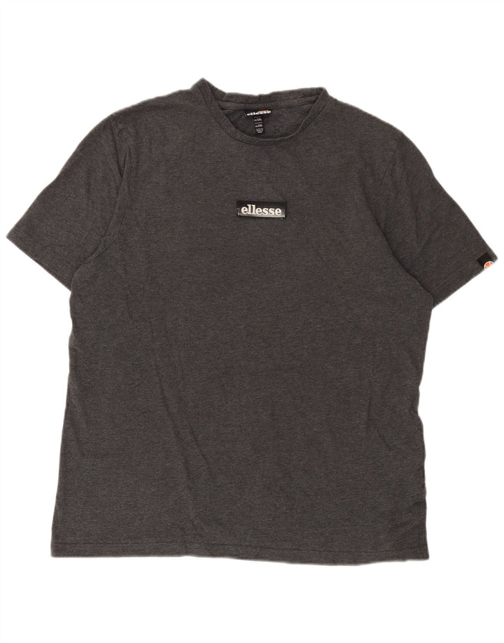 T-shirt da uomo Ellesse Top 2XL in cotone grigio