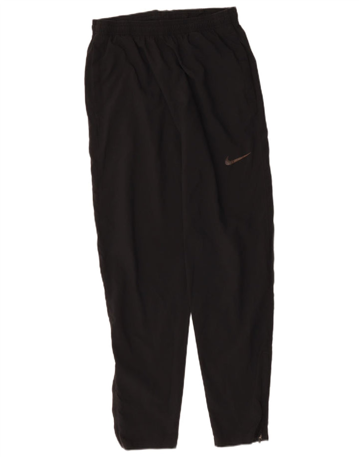 Pantaloni da tuta Nike Dri Fit da donna piccoli in poliestere nero