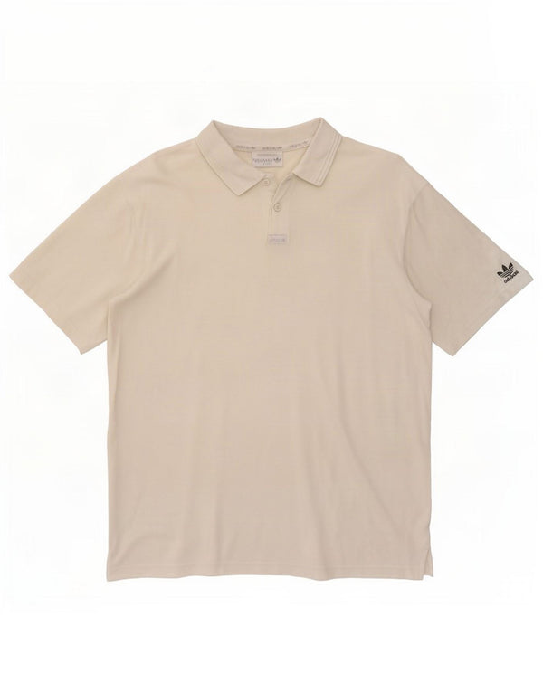 Polo Adidas da uomo UK 42/44 grande bianca