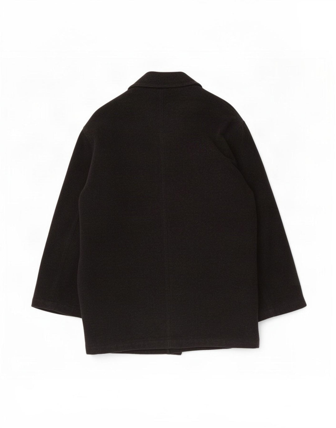 Cappotto Lacoste Uomo IT 50 Large Nero Lana