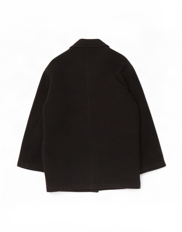 Cappotto Lacoste Uomo IT 50 Large Nero Lana