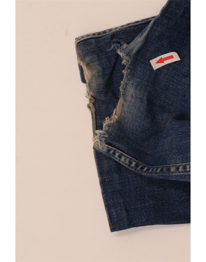 Crew Clothing Jeans dritti regolari da uomo W38 L27 cotone blu