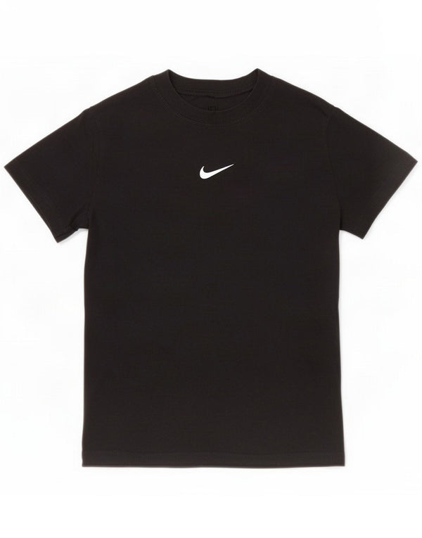 T-shirt Nike ragazzo vestibilità ampia 8-9 anni piccola in cotone nero