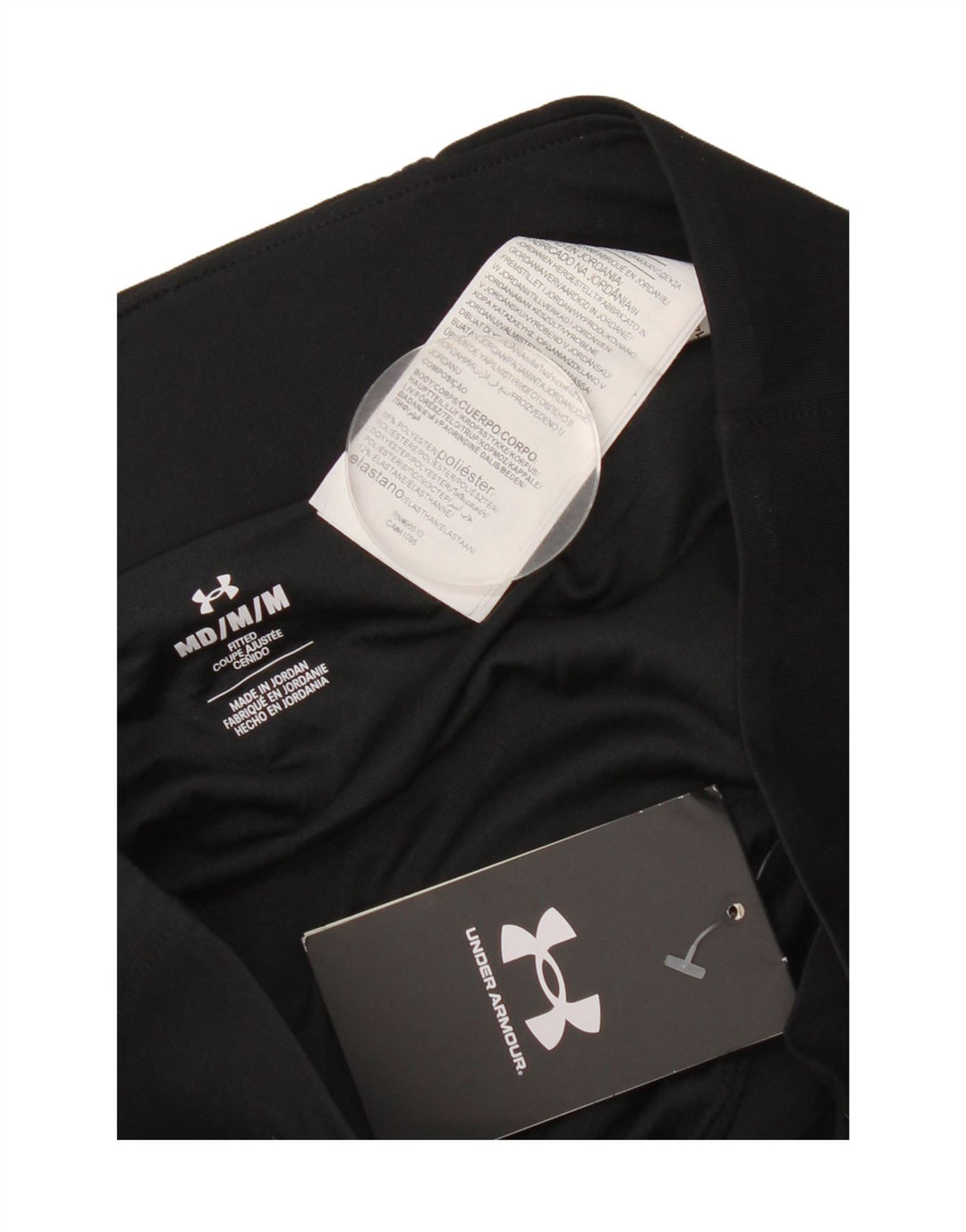 Pantaloncini sportivi da uomo Under Armour medio nero poliestere