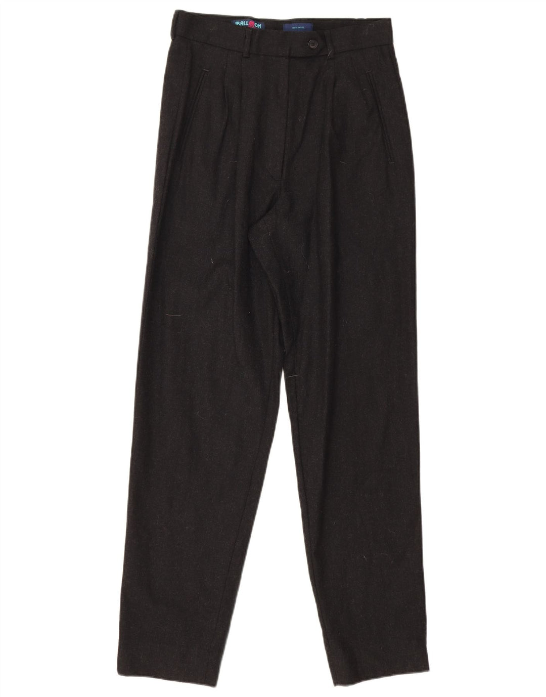 Pantaloni da abito con pedge da donna Balloon IT 42 Medium W27 L28 Lana nera