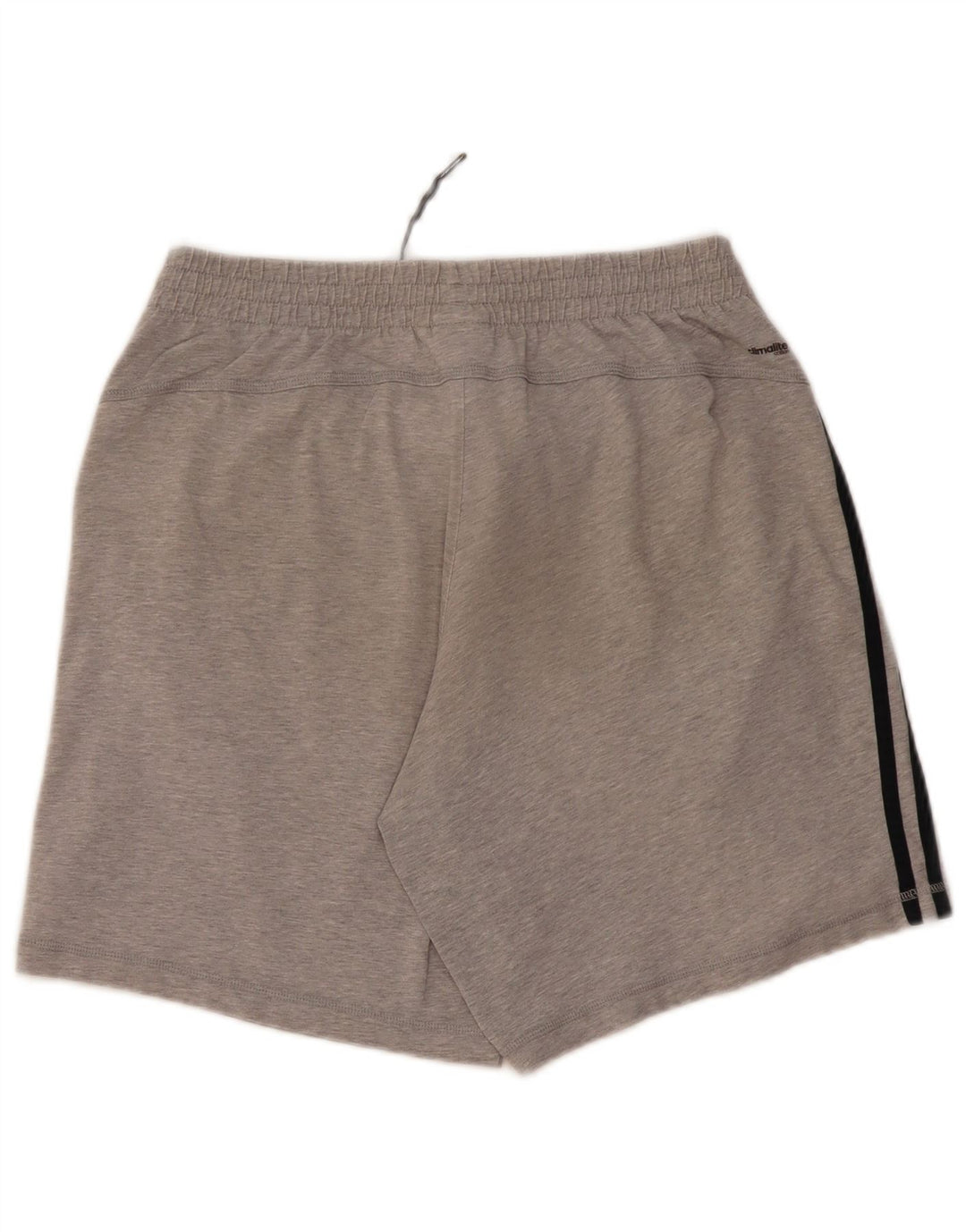 Pantaloncini sportivi ADIDAS Climalite da uomo in cotone screziato grigio medio