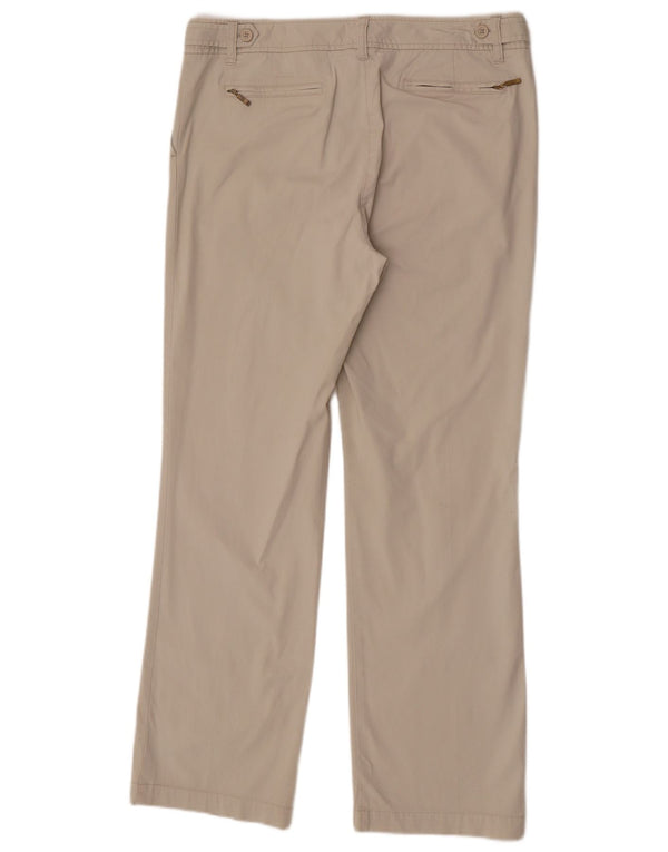 Pantaloni chino da donna Marks & Spencer UK 16 Large W34 L31 Bianco sporco