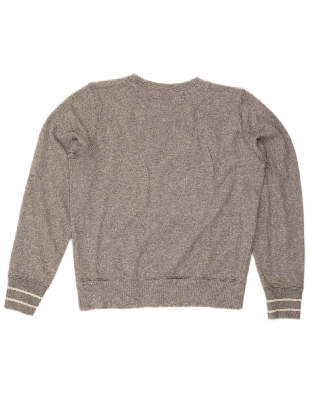 Felpa con grafica Champion da donna, maglione UK 10 piccolo grigio