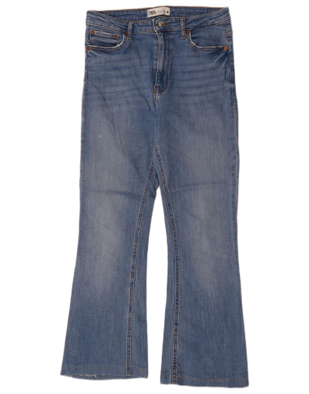 Jeans Bootcut da donna Zara EU 40 medio W30 L28 blu