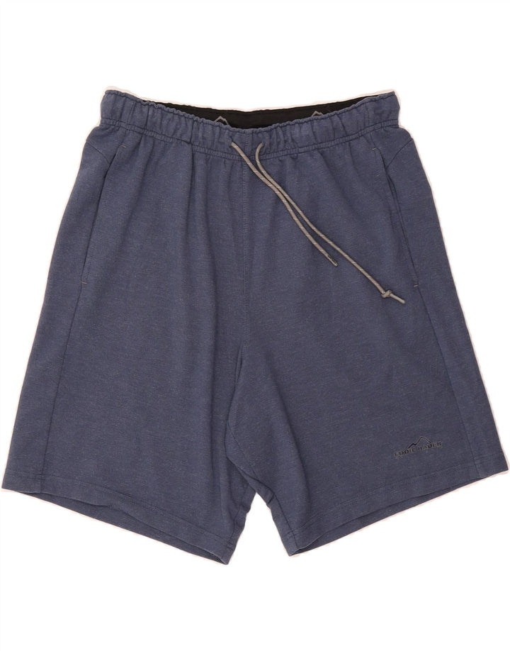 EDDIE BAUER Mens Sport Shorts Large Navy Blue Rayon Vintage Eddie Bauer and Second-Hand Eddie Bauer from Messina Hembry 