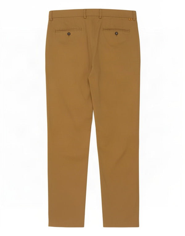 Pantaloni chino slim da uomo Farah W38 L33 in cotone beige