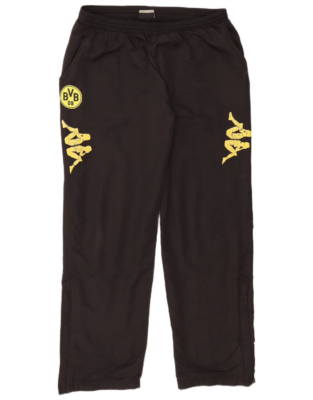 Pantaloni da tuta con grafica Kappa BVB Dortmund da uomo 2XL poliestere nero