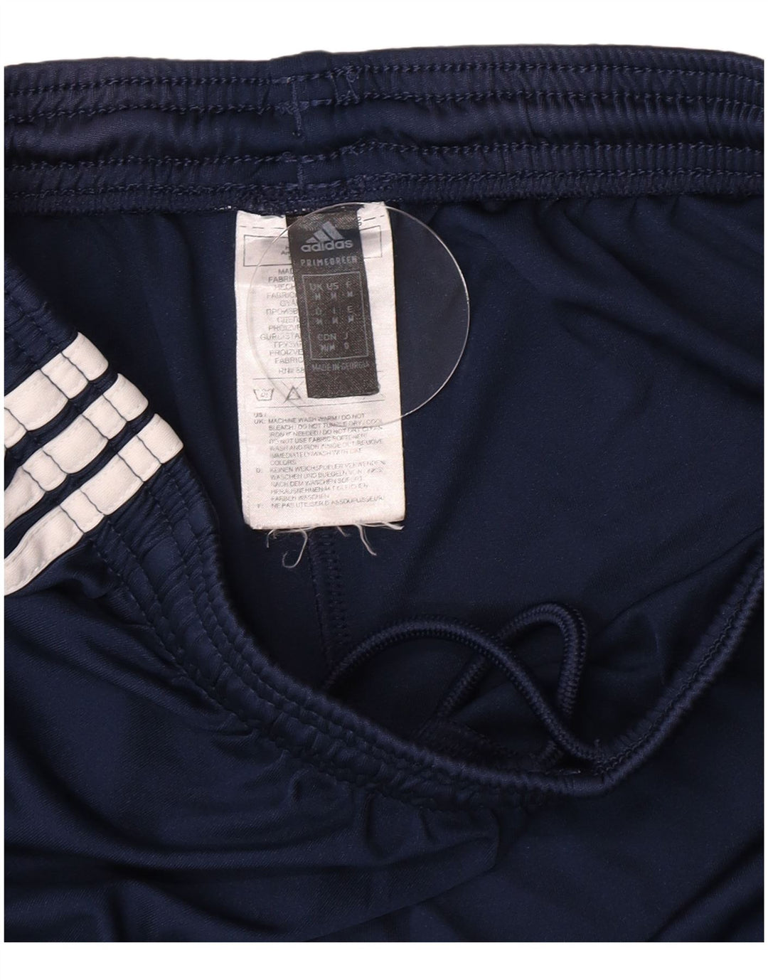 Pantaloncini sportivi Adidas Aeroready da ragazzo 11-12 anni medio blu navy in poliestere