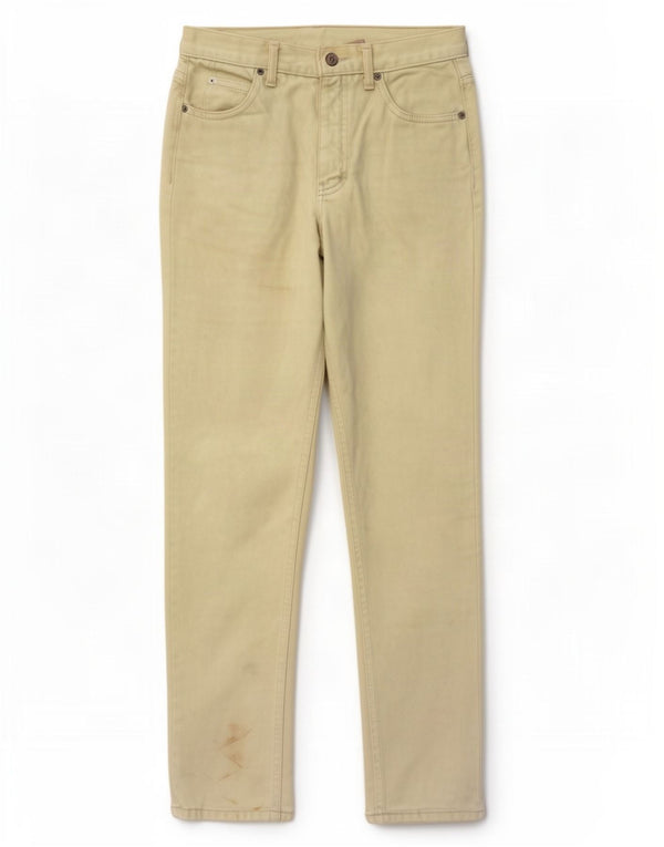 Jeans slim da donna Calvin Klein US 6 medio W28 L31 cotone giallo